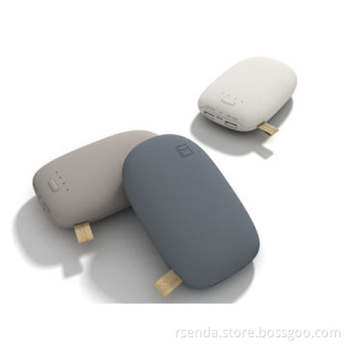 8800mAh with 4 LED Flashlight Function/Stone-shaped Mobile Power Bank, Made in China